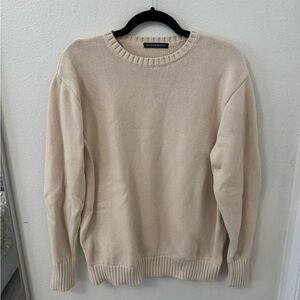 cream sweater from brandy! barely worn